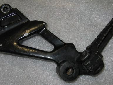 Кронштейн подножки пассажира левый, Kawasaki, ZZR 1100, 1998, 0, 0