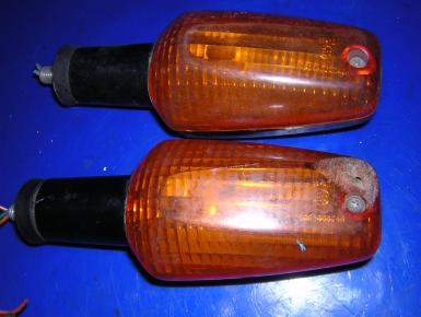 Поворотники передние комплект (левый и правый), Kawasaki, 0, 0