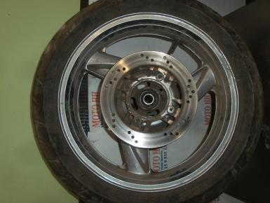 Колесо заднее в сборе 180/ 55  R17, Kawasaki, ZZR 400, 1995, 0, 0