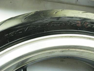 Мотошина 180/ 55  R17, Kawasaki, ZZR 1100, 1994, 0, 0