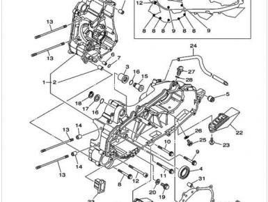 Прокладка, Yamaha, YP 250 R (X-MAX), 2006, 0, 0