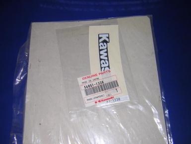 Наклейка на пластик, Kawasaki, ZZR 1100, 1998, 0, 0