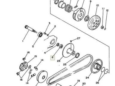 Сальник, Yamaha, YJ 50 R (VINO), 1997, 0, 0