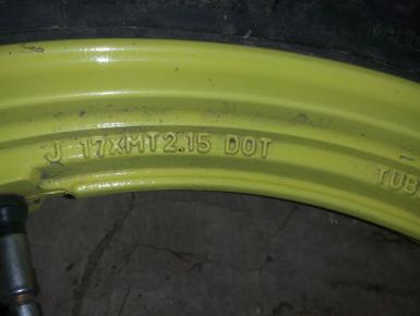 Колесо переднее в сборе 2.50  R17, Yamaha, FZR 250, 1990, 0, 0