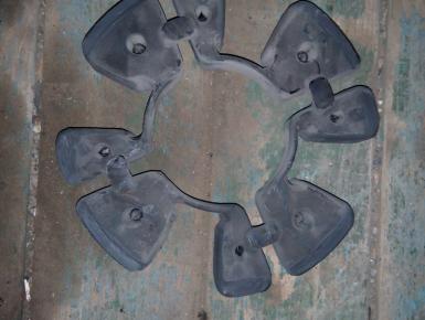 Демпферные резинки заднего колеса, Kawasaki, ZZR 400, 1994, 0, 0