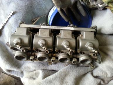 Карбюратор блок (4 штуки), Kawasaki, ZXR 400 R (ZX 400 M), 1994, 0, 0