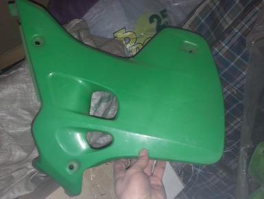 Пластик боковой левый, Kawasaki, KLX 250, 2000, 0, 0