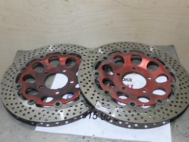 Диски тормозные передние (комплект), Suzuki, RF 400, 1998, 0, 0