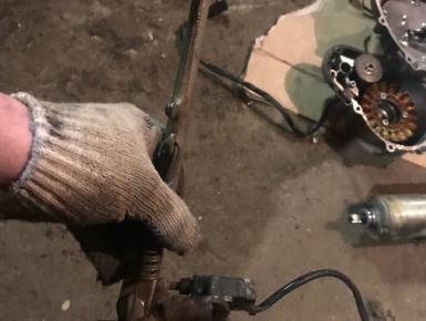 Подножка (упор), Kawasaki, ZZR 400, 1995, 0, 0