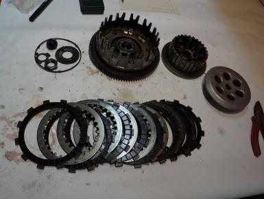 Диски сцепления (комплект фрикционные и стальные), Yamaha, FZX 750, 1994, 0, 0