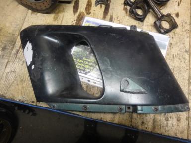 Жабра пластика бокового левый, Kawasaki, ZZR 600, 1997, 0, 0