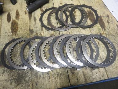 Диски сцепления (комплект фрикционные и стальные), Kawasaki, ZX 10, 1990, 0, 0