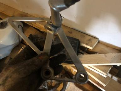 Кронштейн подножки водителя правый, Honda, VFR 400, 1989, 0, 0