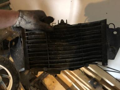 Радиатор охлаждения, Honda, VFR 400, 1989, 0, 0