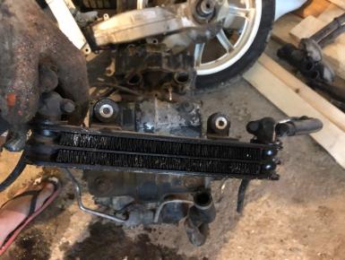 Масляный радиатор, Honda, VFR 400, 1989, 0, 0