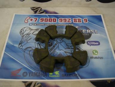 Демпферные резинки заднего колеса, Kawasaki, ZX 6 R Ninja, 2008, 0, 0