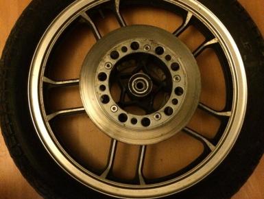 Колесо переднее в сборе 110/ 90  R19, Honda, NV 400 Custom, 1983, 0, 0