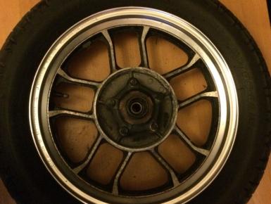 Колесо заднее в сборе, Honda, NV 400 Custom, 1986, 0, 0