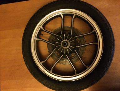 Колесо переднее в сборе, Honda, NV 400 Custom, 1986, 0, 0