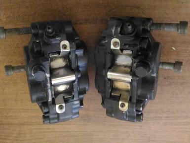 Суппорт Левый и правый передний (комплект), Kawasaki, ZZR 400, 1992, 0, 0