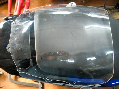 Ветровое стекло, Kawasaki, ZZR 400, 1994