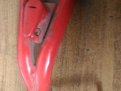 Кронштейн подножки пассажира левый, Suzuki, RF 400, 1995, 0, 0