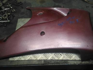 Пластик плуга правая часть, Honda, CBR 900 RR / 919 RR (SC33), 1998, 0, 0