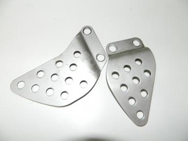 Накладка (крышка) металлическая  левая и правая (комплект), Kawasaki, ZX 9 R Ninja , 0, 0