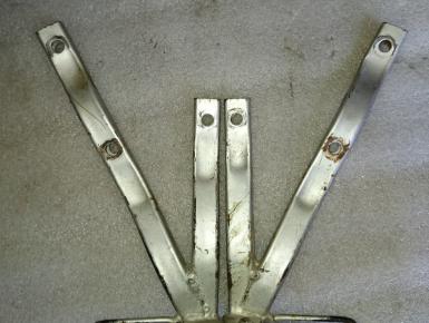 Кронштейн подножки пассажира левый и правый (комплект), Suzuki, GSX R 250, 1989, 0, 0