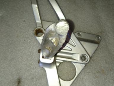 Кронштейн подножки водителя правый, Suzuki, GSX R 250, 1989, 0, 0