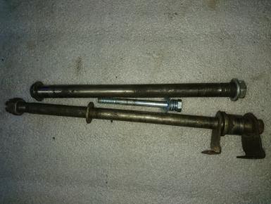 Ось заднего колеса в сборе, Kawasaki, ZZR 400, 1991, 0, 0