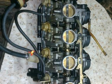 Карбюратор блок (4 штуки), Suzuki, GSX R 750, 1998, 0, 0