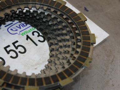 Диски сцепления (комплект фрикционные и стальные), Kawasaki, Z 750 N, 2009, 0, 0