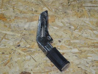 Подножка (упор) пассажира левая В сборе с кронштейном, Yamaha, XV 750 Virago , 0, 0