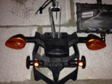 Рамка крепления регистрационного номерного знака, Yamaha, 2010, 0, 0