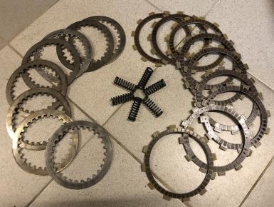 Диски сцепления (комплект фрикционные и стальные), Yamaha, FZS 1000 Fazer, 2001, 0, 0