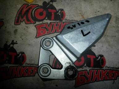 Кронштейн подножки водителя левый, Suzuki, SV 1000 S, 2004, 0, 0