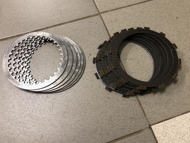 Диски сцепления (комплект фрикционные и стальные), Kawasaki, ZZR 400, 1997, 0, 0