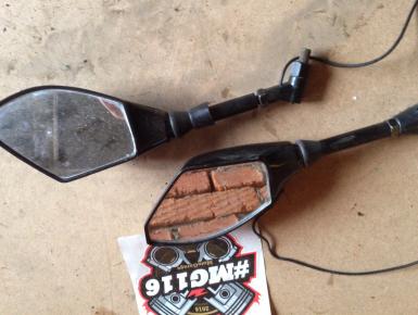 Зеркала (комплект, левое и правое), Kawasaki, ER 6 N, 2008, 0, 0