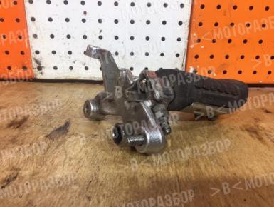 Подножка (упор) водителя правая В сборе, Honda, NV 750 Custom, 1985, 0, 0