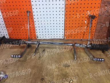 Кронштейн подножки водителя левый и правый (комплект), Honda, VT 750 C Shadow , 0, 0