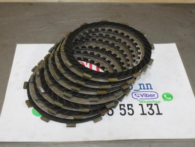 Диски сцепления (комплект фрикционные и стальные), Kawasaki, EN 500, 1993, 0, 0