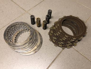 Диски сцепления (комплект фрикционные и стальные), Honda, CBR 1000 RR, 2004, 0, 0