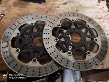 Диски тормозные передние (комплект), Kawasaki, ZZR 1100, 1996, 0, 0