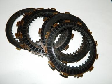 Диски сцепления (комплект фрикционные и стальные), Kawasaki, ZX 6 R Ninja, 2005, 0, 0