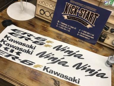 Наклейка, Kawasaki, ER 6 F (Ninja 650 R), 2006, 0, 0