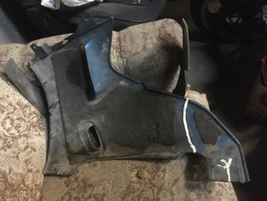 Пластик плуга правая часть, Kawasaki, ZZR 600, 1994, 0, 0