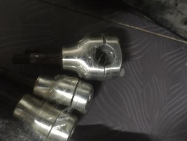 Стойка руля комплект левая и правая, Yamaha, XVS 650 Drag Star Custom, 2001, 0, 0