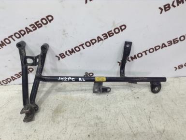 Кронштейн подножки пассажира левый, Honda, CBR 600 F Hurricane (F1), 1990, 0, 0