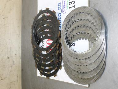 Диски сцепления (комплект фрикционные и стальные), Kawasaki, ZR 250 Balius , 0, 0